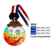 Crystal Hanging Medal NC8092<br>NC8092