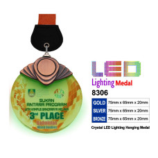 Crystal LED Lighting Hanging Medal NC8306<br>NC8306