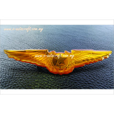 Badge Wing Gold Gloss<br>2D Etching<br>BDG/GG_01					
