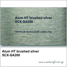 Alum HT brushed silver SCX-SA200