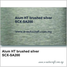 Alum HT brushed silver<br>SCX-SA200