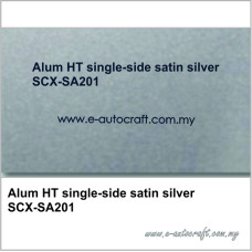 Alum HT single-side satin silver SCX-SA201