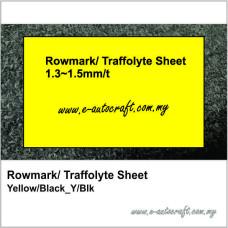 Rowmark/ Traffolyte Sheet Yellow/Black_Y/B (807)