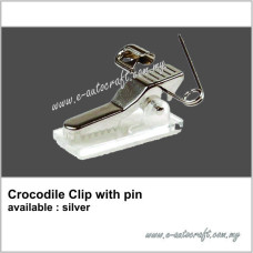 Crocodile Clip with Pin with self adhesive