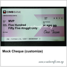 Mock Cheque (customize)